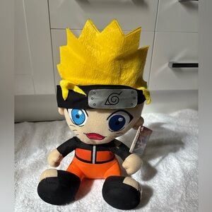 Naruto Uzumaki plush toy from the Naruto Shippuden series